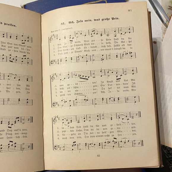 Antique German Song Book Liederkranz Für Somitages Schulen 1898 - Picture 8 of 12